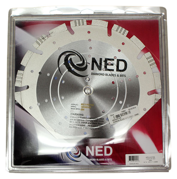 10045UR1403 NED Diamond Blades & Bits Diamond Blade 14"X.125X120MM MTA Distributors, LLC